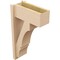 Ekena Millwork 7 1/2-in W x 16-in D x 28-in H Balboa Block Rough Cedar Woodgrain TimberThane Outlooker, Primed Tan OUTUR075X16X28BOA44RCPR - alternate 5